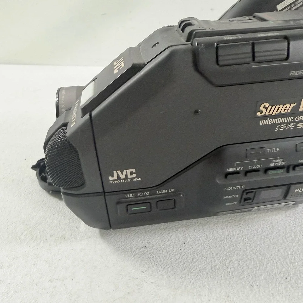 JVC GR-SX90U Compact Super VHS VHS-C Camcorder Video Camera AS IS UNTESTED